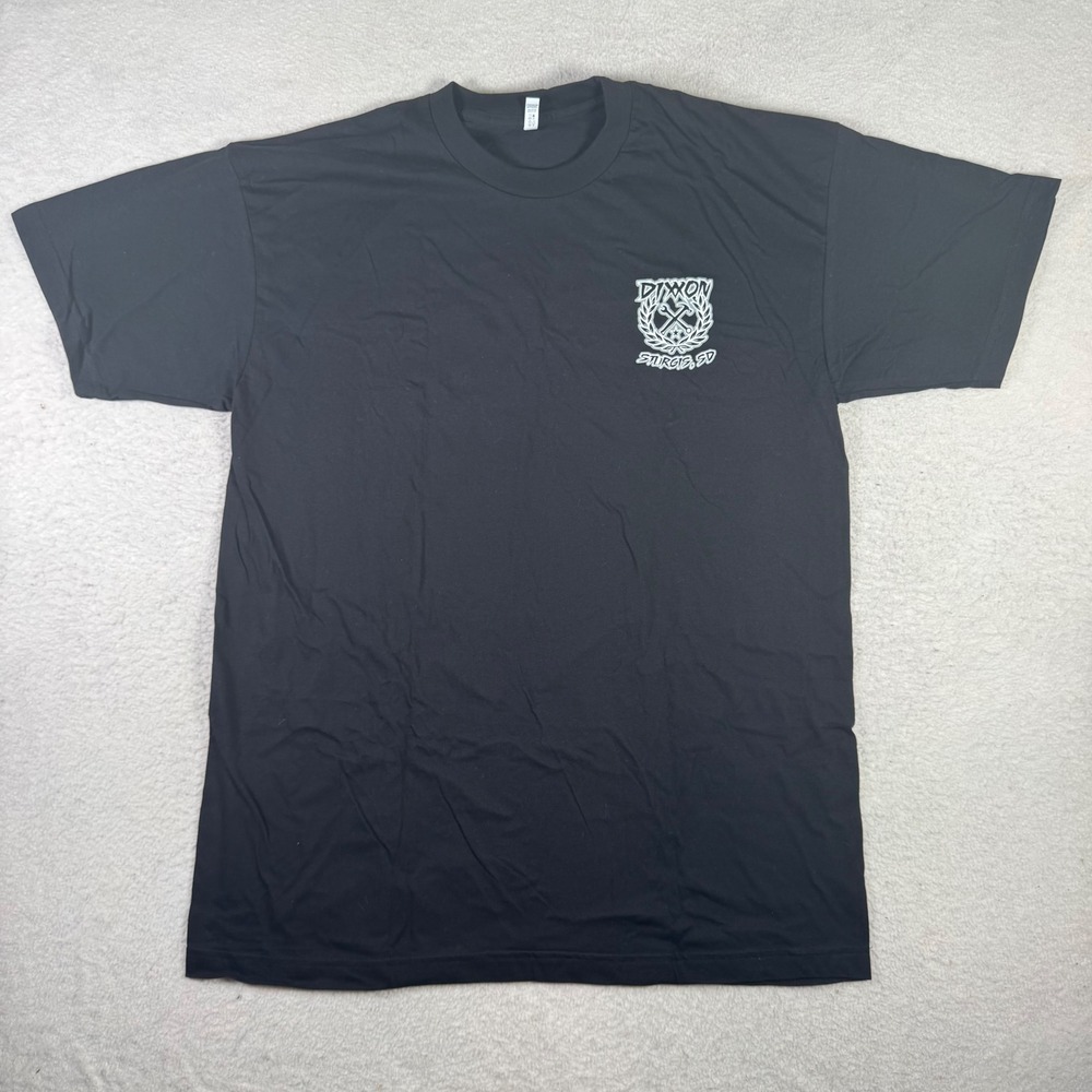 Dixxon Flannel Co T-Shirt Mens XL Black NWOT Sturgis SD Graphic Tee Biker